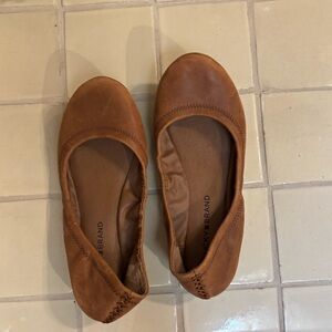 Brown Leather Flats